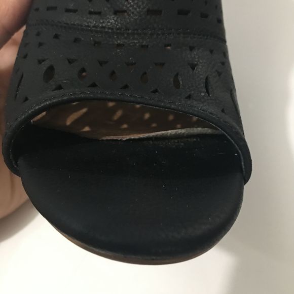 Restricted Peep Toe Platform Heel Ankle Boot, Sz 8 - Picture 5 of 10